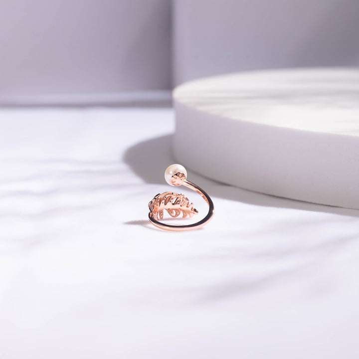 Elegant Freshwater Pearl Ring WR00208 | GARDENS - PEARLY LUSTRE