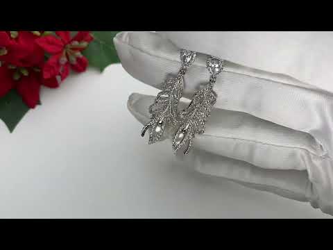 New Yorker Süßwasserperlen-Ohrringe WE00389 | Hochzeitsserie