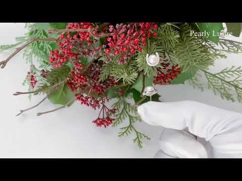 Pearly Lustre Elegant Freshwater Pearl Earrings WE00069 Product Video