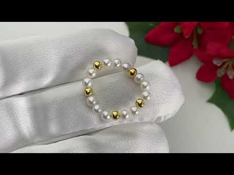 New Yorker Freshwater Pearl  Ring WR00183| Mix & Match