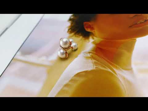 エレガントな淡水パールピアス WE00320