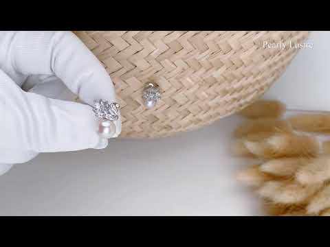 Pearly Lustre Elegant Freshwater Pearl Earrings WE00041 Product Video