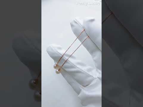 优雅淡水珍珠耳环 WE00359