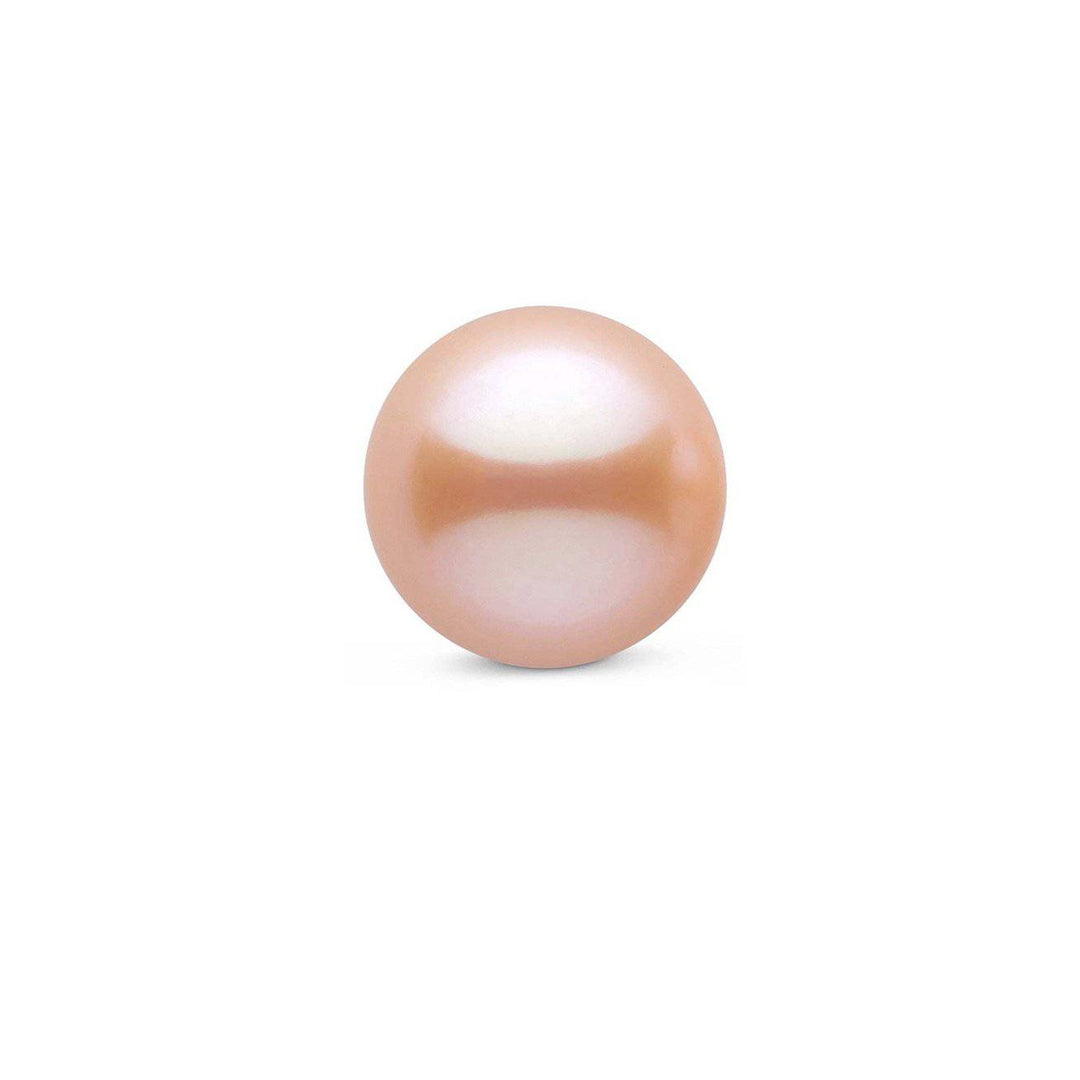 Second Grade Round Pink Edison  Pearl WA00073 - PEARLY LUSTRE