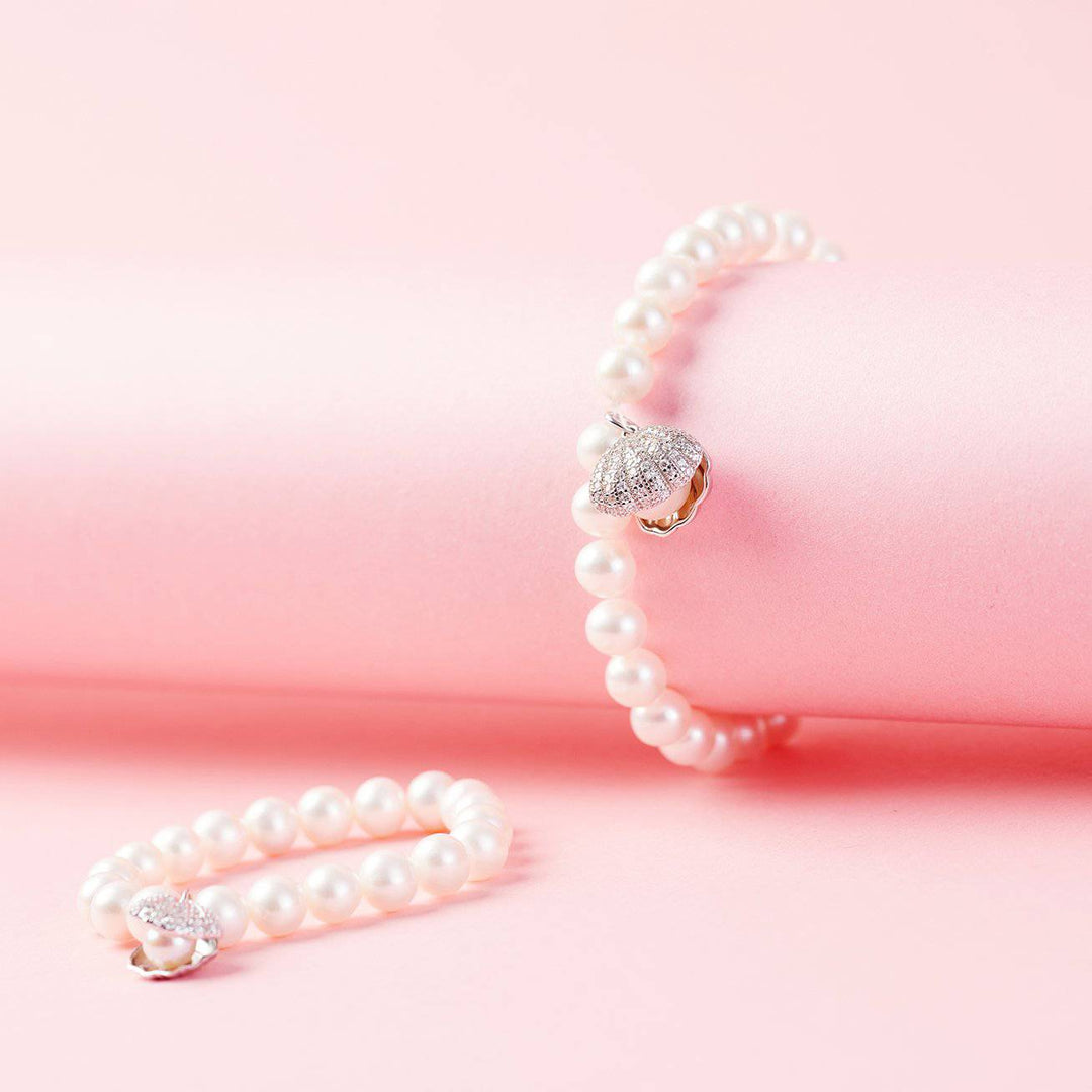 Wonderland Freshwater Pearl Bracelet WB00086 - PEARLY LUSTRE