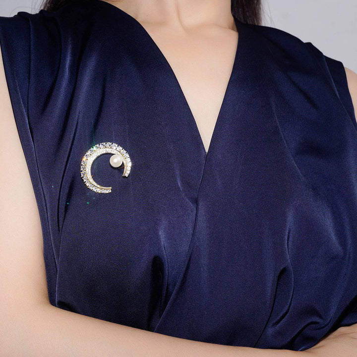 Passion for Life Freshwater Pearl Brooch WC00029 - PEARLY LUSTRE