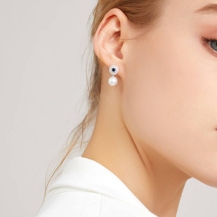 Ocean Star Freshwater Pearl Earrings WE00046 - PEARLY LUSTRE