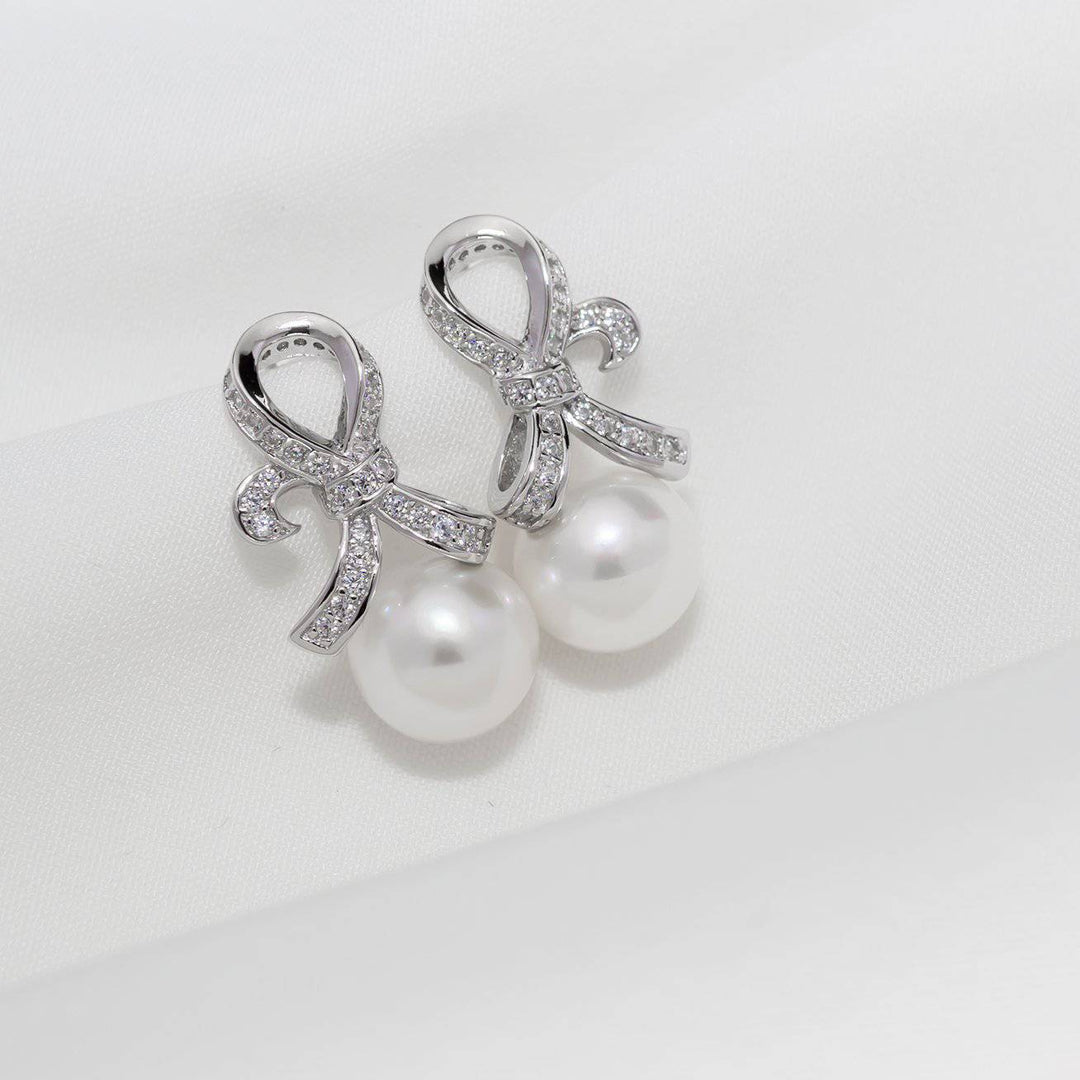 Elegant Freshwater Pearl Earrings WE00259 - PEARLY LUSTRE