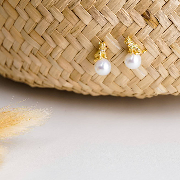 New Yorker Freshwater Pearl Earrings WE00040 - PEARLY LUSTRE