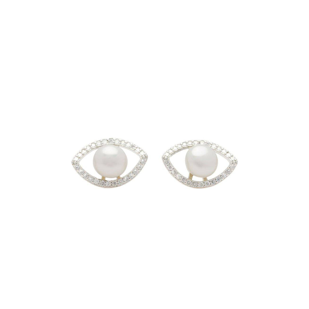New Yorker Freshwater Pearl Earrings WE00076 - PEARLY LUSTRE