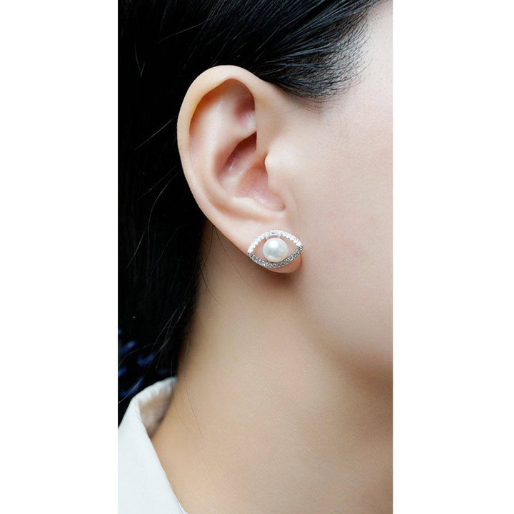 New Yorker Freshwater Pearl Earrings WE00076 - PEARLY LUSTRE