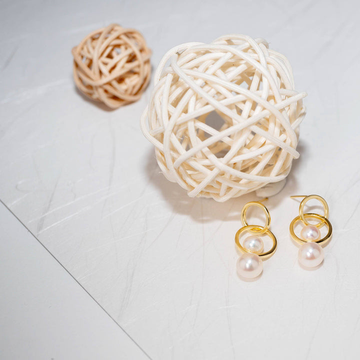 New Yorker Freshwater Pearl Earrings WE00112 - PEARLY LUSTRE