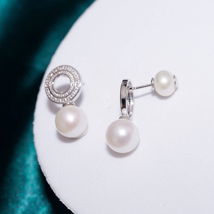 New Yorker Freshwater Pearl Earrings WE00191 - PEARLY LUSTRE