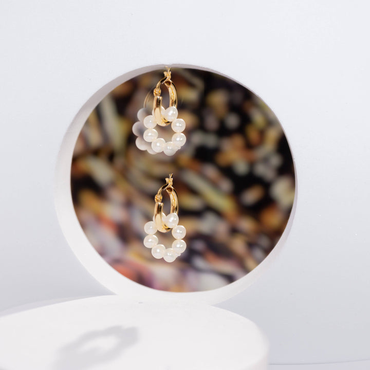 New Yorker Freshwater Pearl Earrings WE00257 - PEARLY LUSTRE