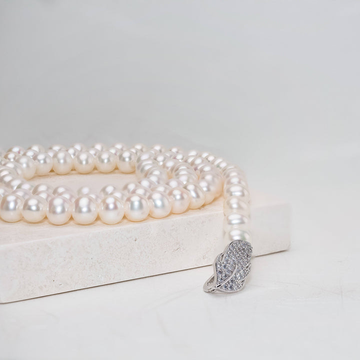 Elegant Freshwater Pearl Necklace WN00196 - PEARLY LUSTRE