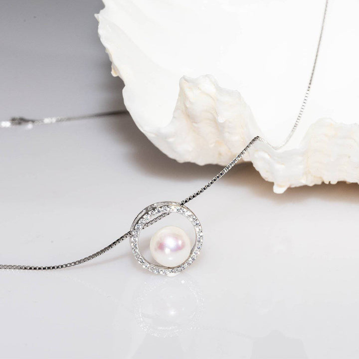 Elegant Freshwater Pearl Necklace WN00198 - PEARLY LUSTRE
