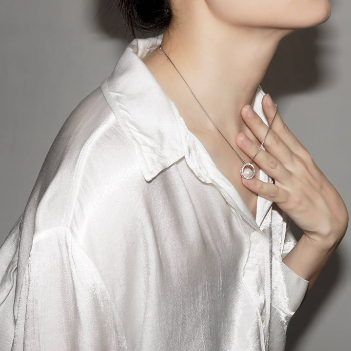 Elegant Freshwater Pearl Necklace WN00198 - PEARLY LUSTRE