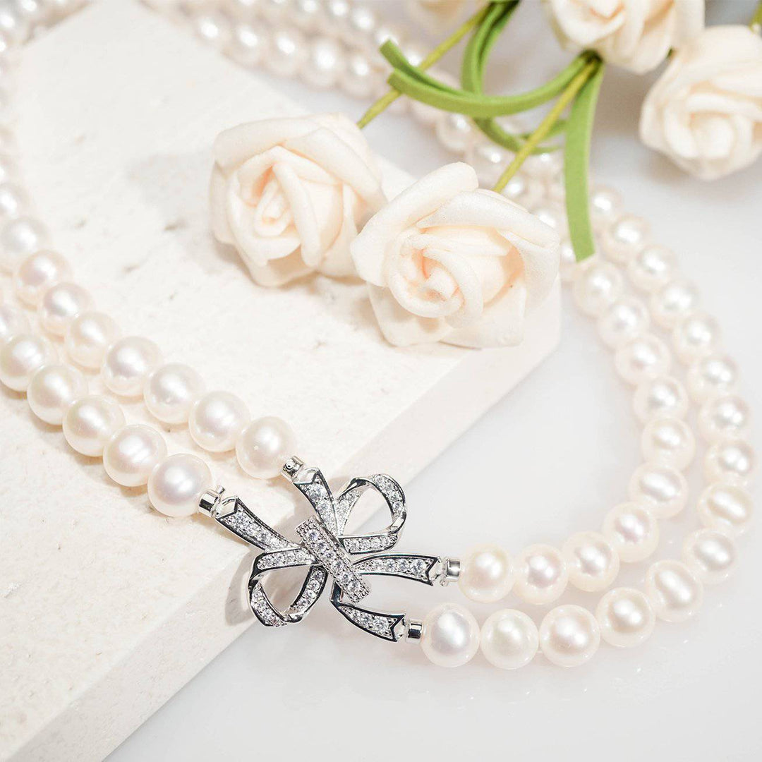 Elegant Freshwater Pearl Set WS00066 - PEARLY LUSTRE