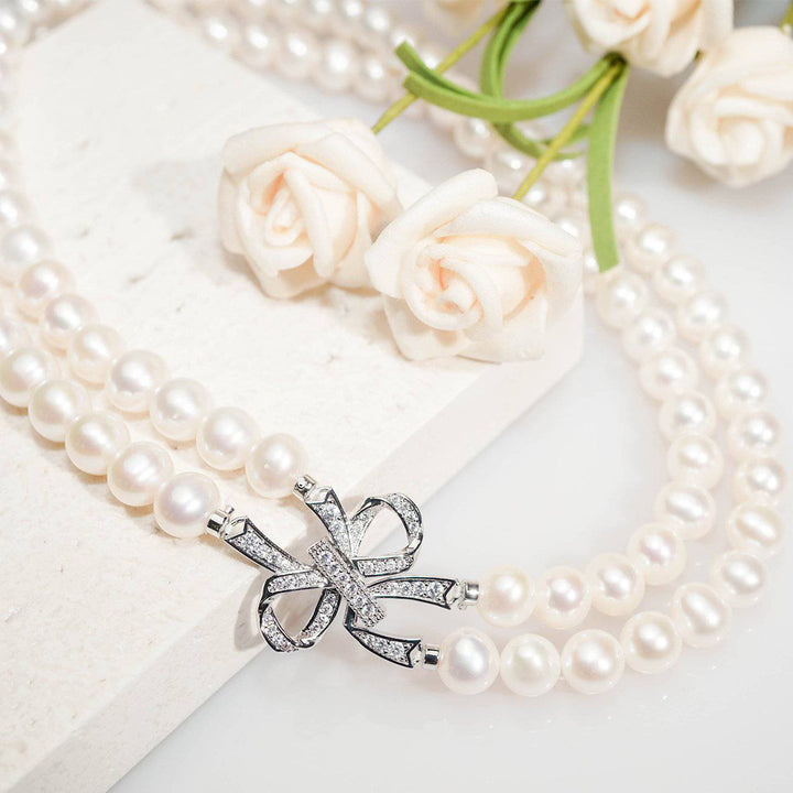 Elegant Freshwater Pearl Set WS00066 - PEARLY LUSTRE