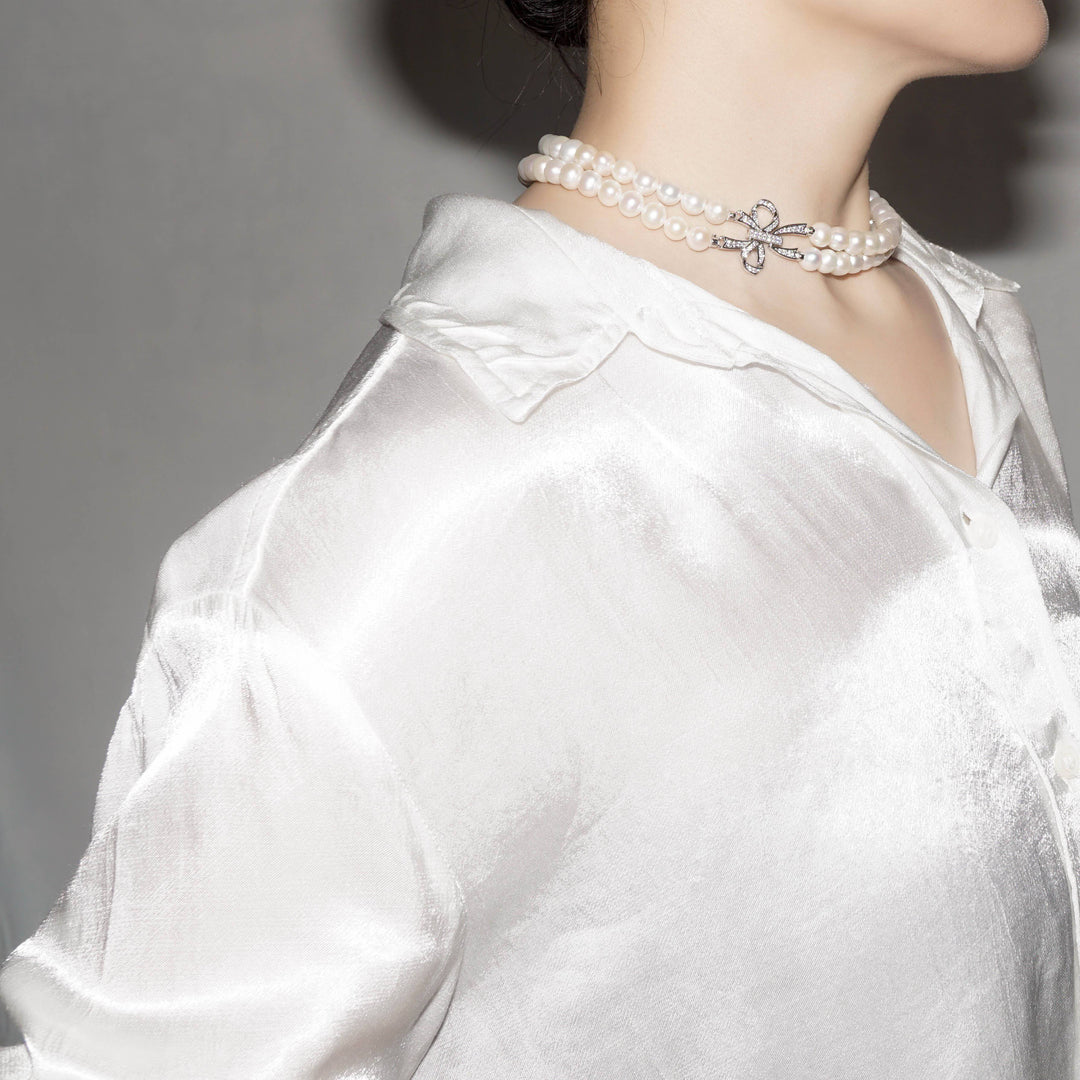 Elegant Freshwater Pearl Set WS00066 - PEARLY LUSTRE