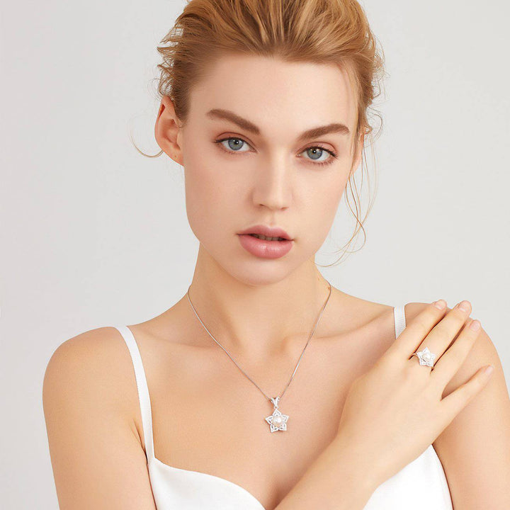 Ocean Star Freshwater Pearl Necklace WN00102 - PEARLY LUSTRE