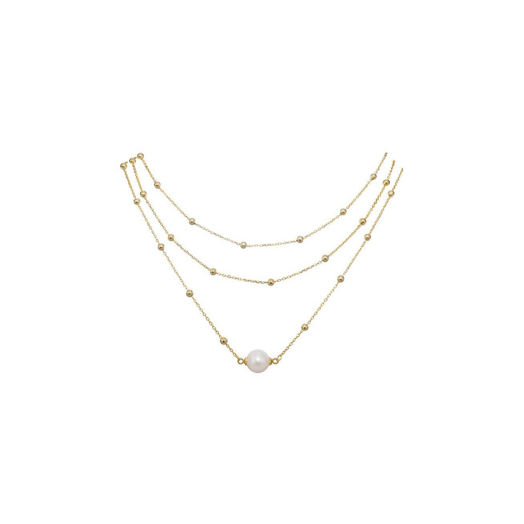 New Yorker Freshwater Pearl Necklace WN00137 - PEARLY LUSTRE