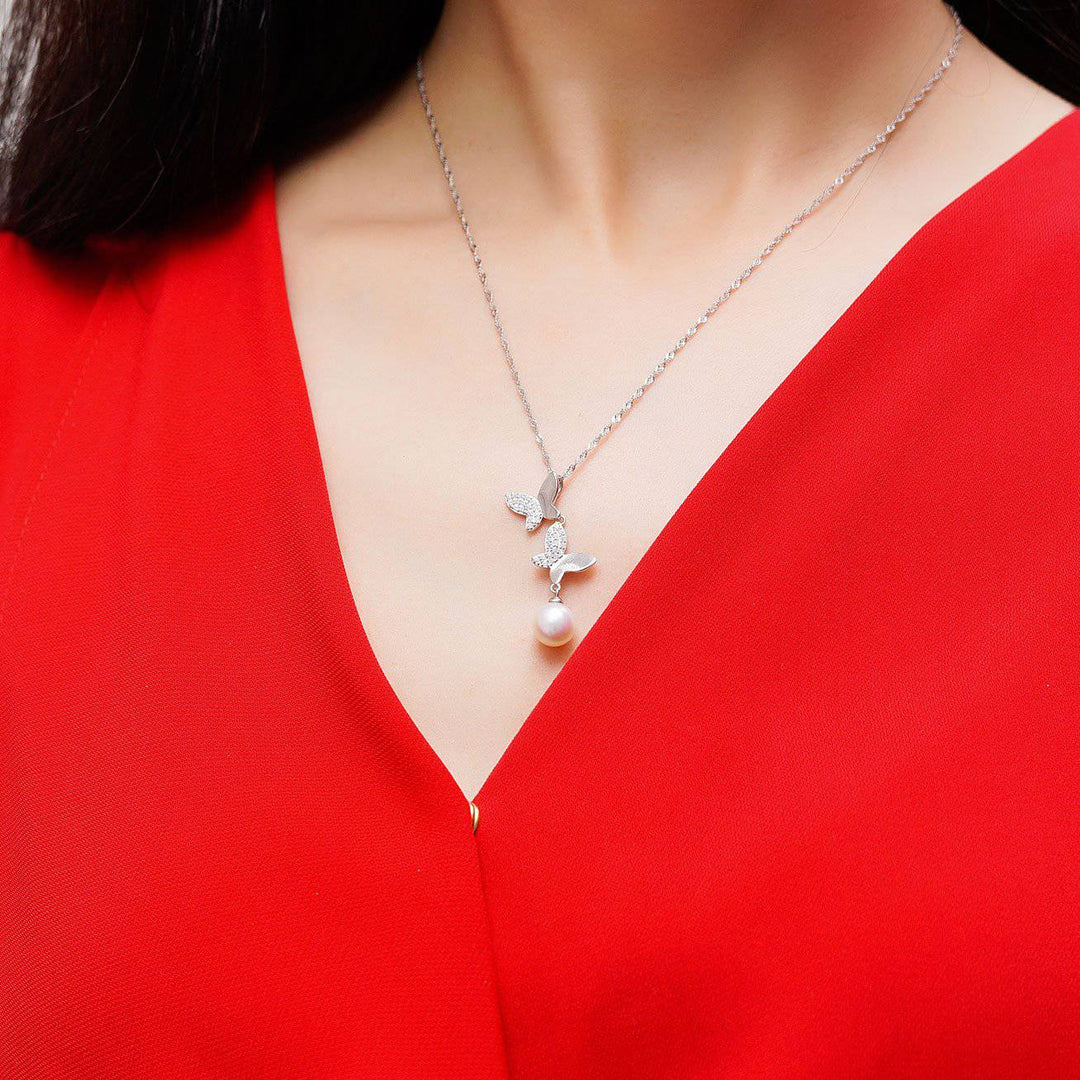 Elegant Freshwater Pearl Necklace WN00083 | GARDENS - PEARLY LUSTRE