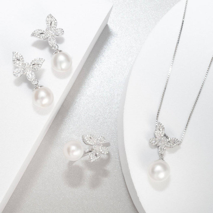 Elegant Freshwater Pearl Necklace WN00174 | GARDENS - PEARLY LUSTRE