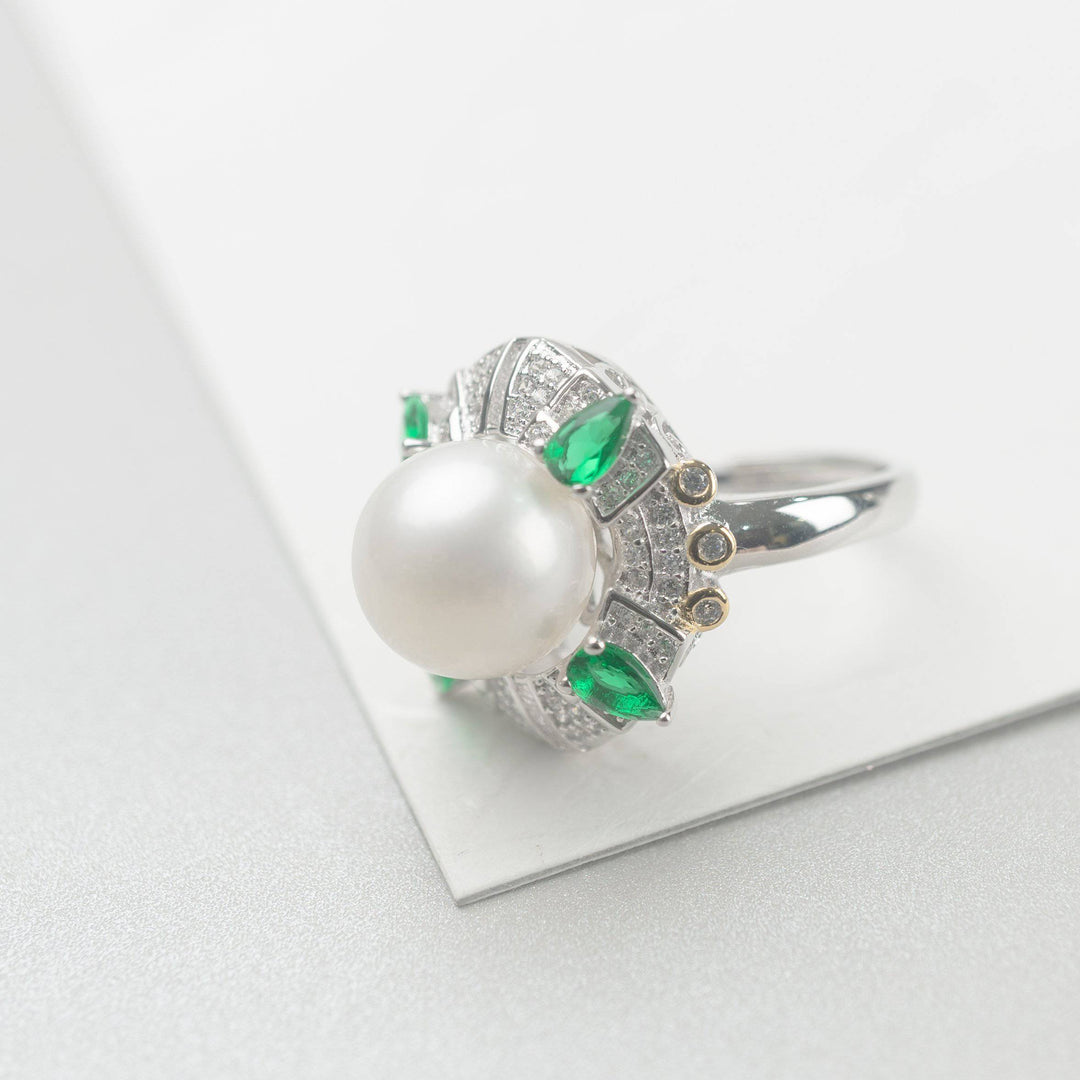 Elegant Edison Pearl Ring WR00040 - PEARLY LUSTRE