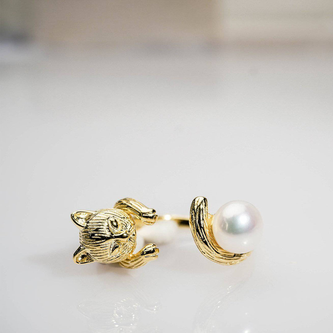 New Yorker Freshwater Pearl Ring WR00107 - PEARLY LUSTRE