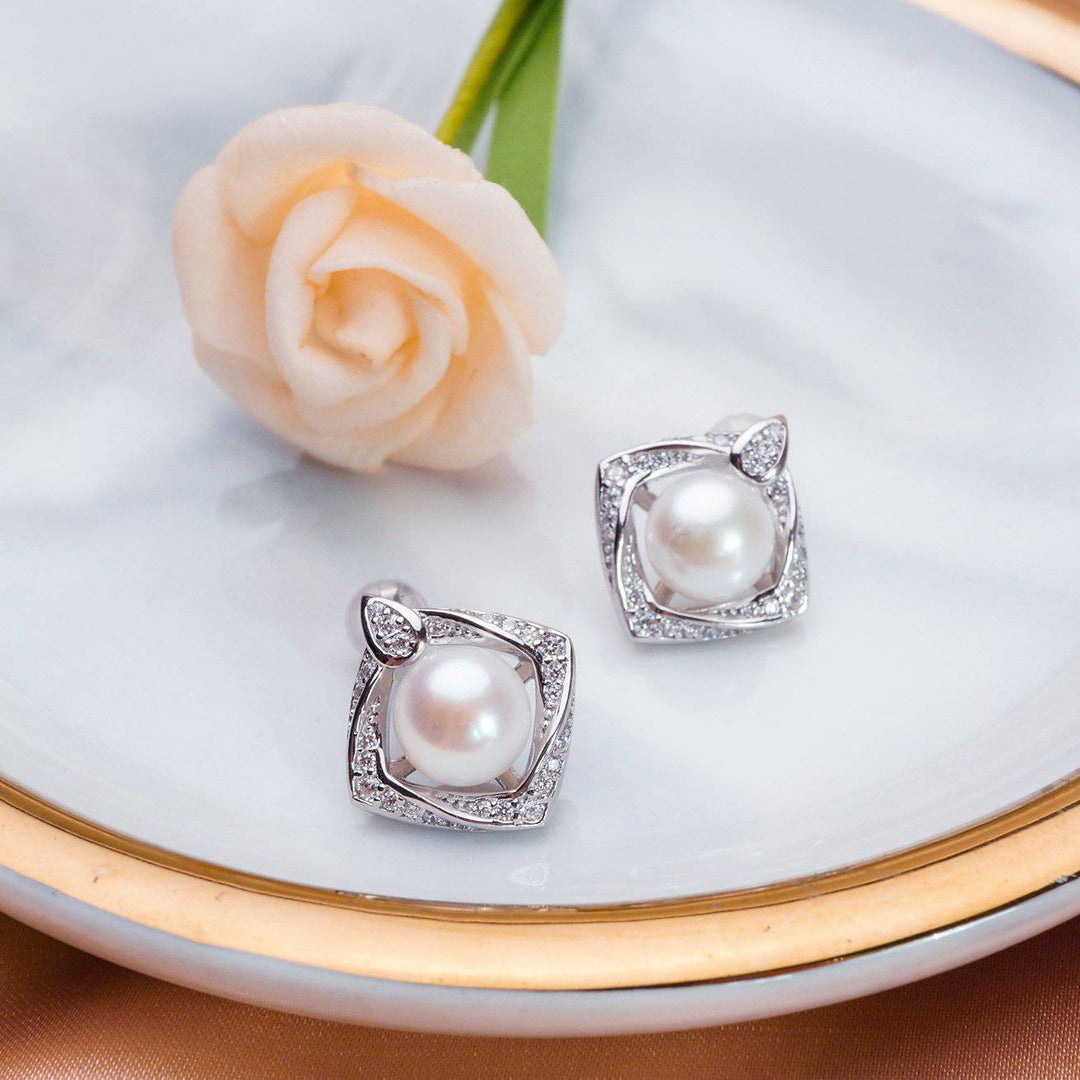Elegant Freshwater Pearl Set WS00014 - PEARLY LUSTRE