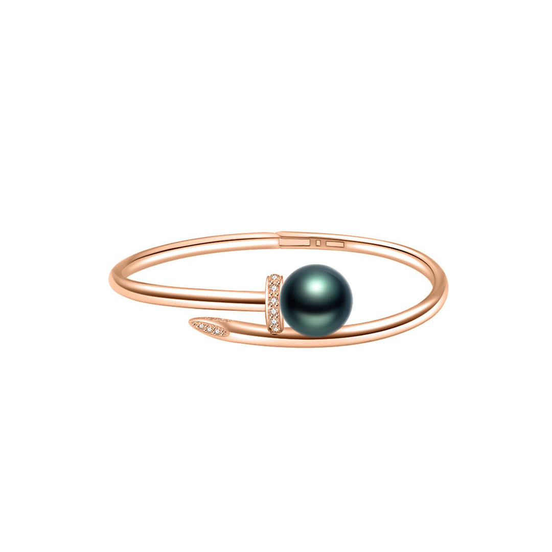 Elegant Tahitian Pearl Bracelet WB00110 - PEARLY LUSTRE