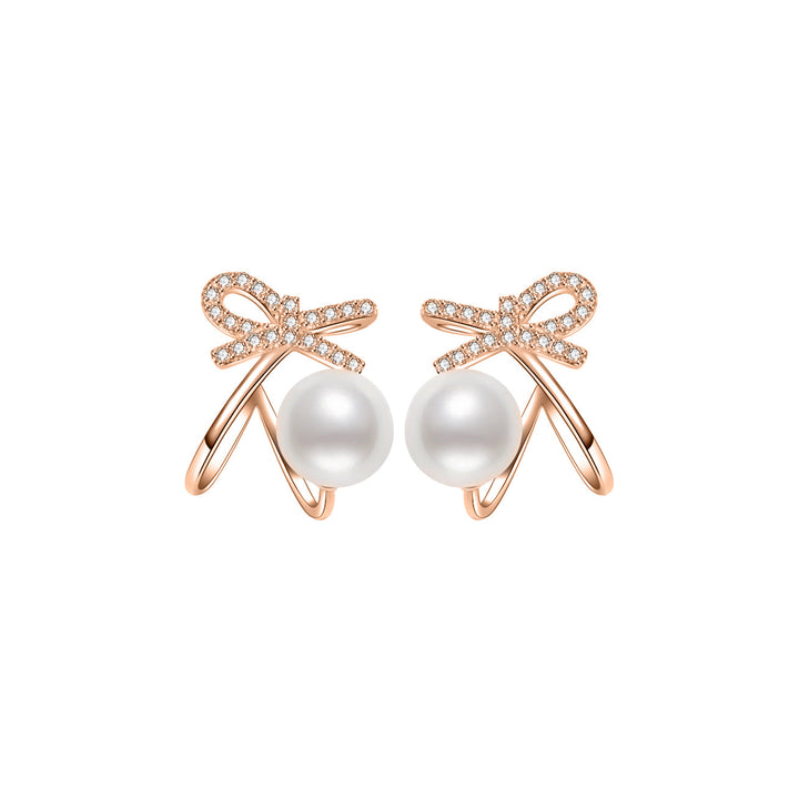 New Yorker Freshwater Pearl Earrings WE00362 - PEARLY LUSTRE