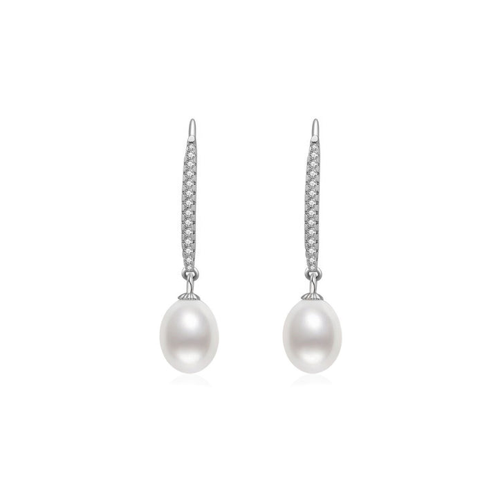 Elegant Freshwater Pearl Earrings WE00195 - PEARLY LUSTRE