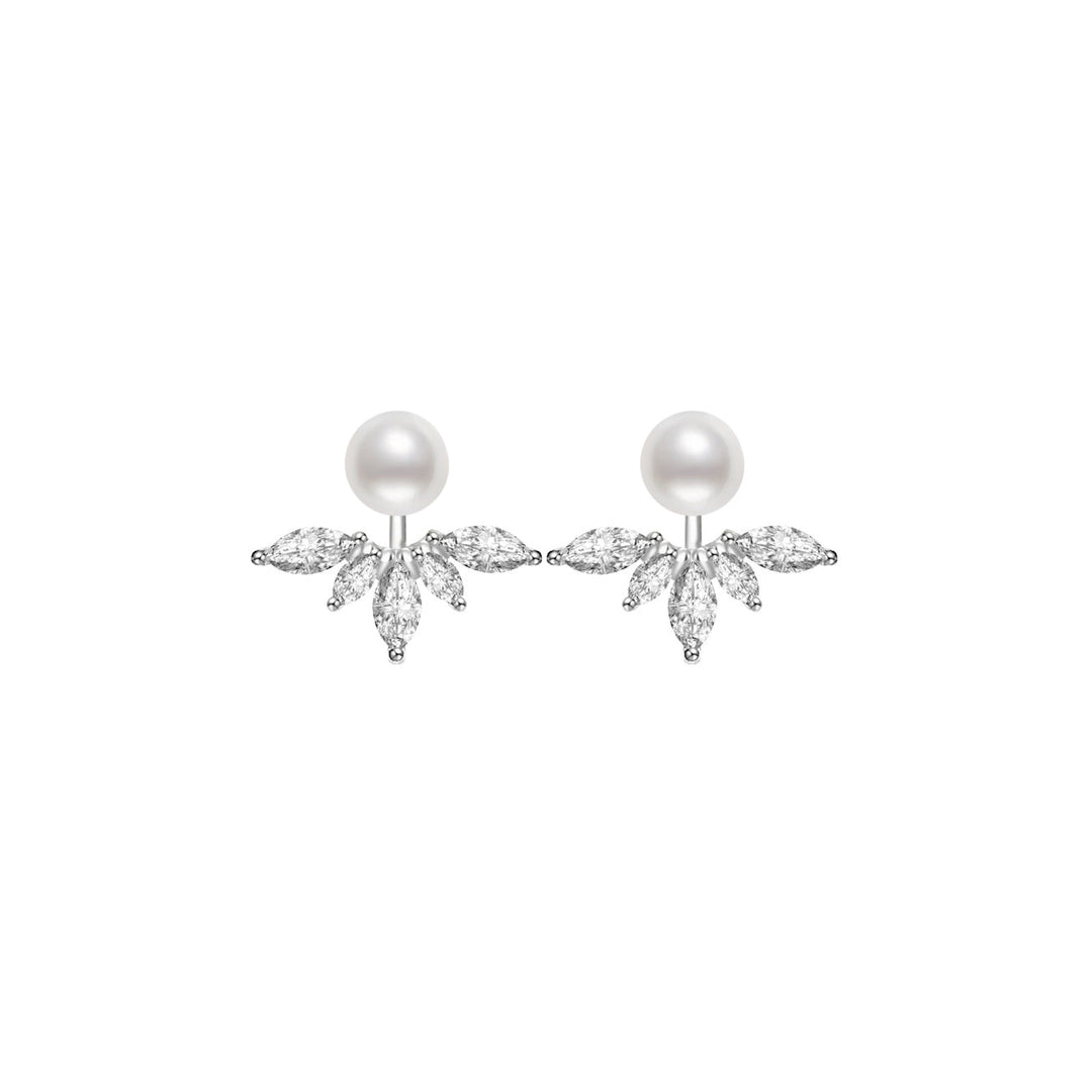 Elegant Freshwater Pearl Earrings WE00250 - PEARLY LUSTRE