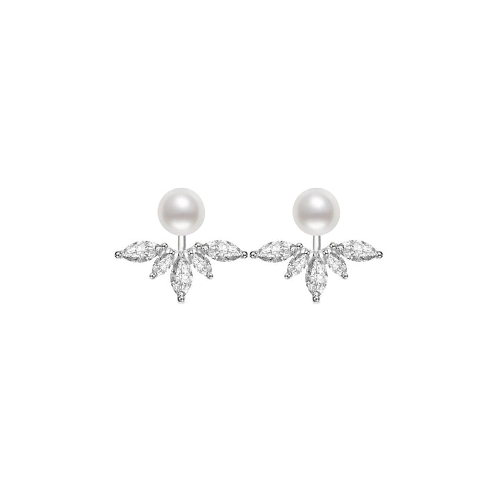 Elegant Freshwater Pearl Earrings WE00250 - PEARLY LUSTRE