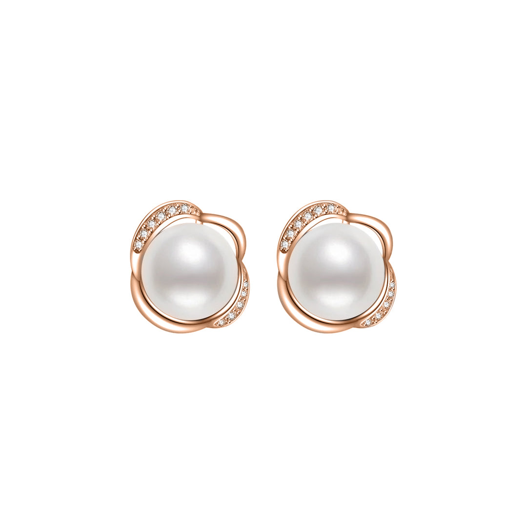 Elegant Freshwater Pearl Earrings WE00357 - PEARLY LUSTRE