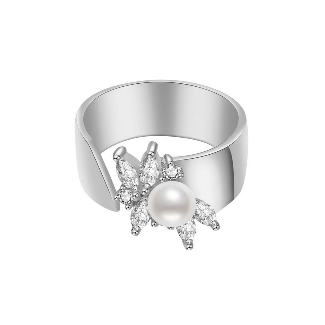 Elegant Freshwater Pearl Ring WR00069 - PEARLY LUSTRE