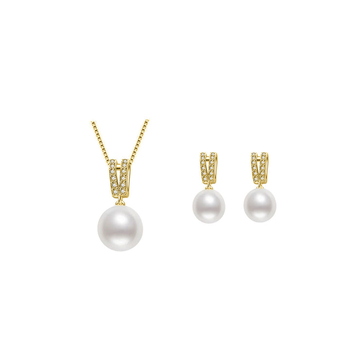 Elegant Freshwater Pearl Set WS00069 - PEARLY LUSTRE