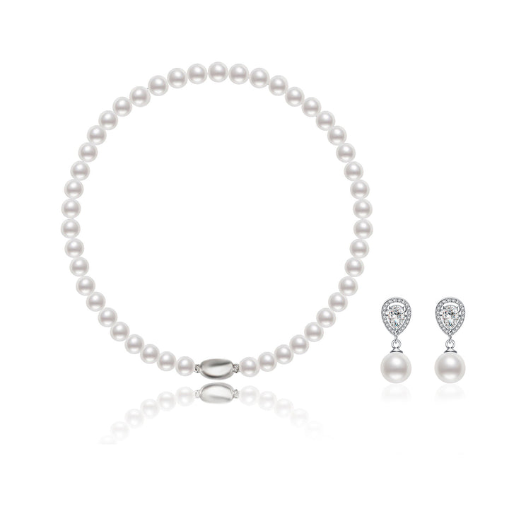 Elegant Freshwater Pearl Set WS00039 - PEARLY LUSTRE
