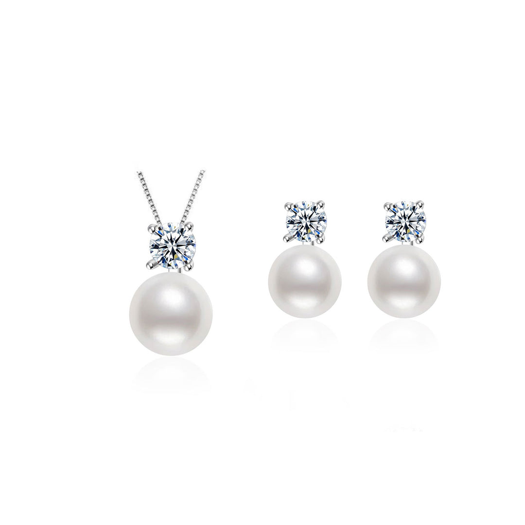 Elegant Freshwater Pearl Set WS00053 - PEARLY LUSTRE