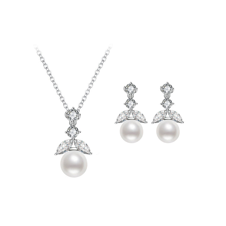 Elegant Freshwater Pearl Set WS00057 - PEARLY LUSTRE