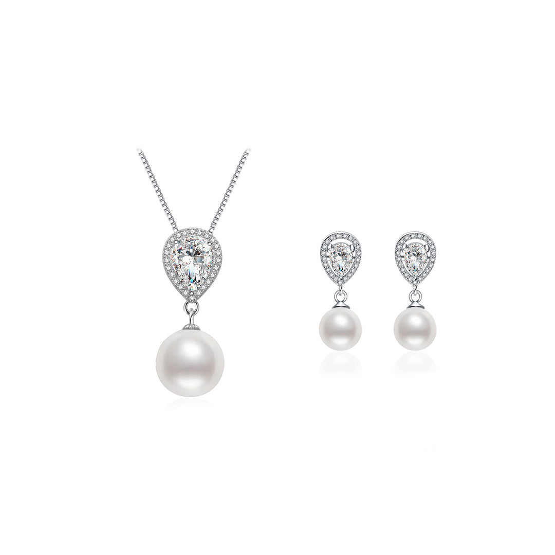 Elegant Pearl Set WS00079 - PEARLY LUSTRE