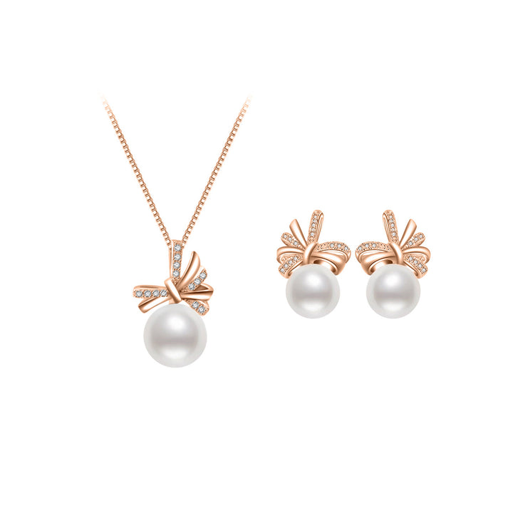 Elegant Freshwater Pearl Set WS00083 - PEARLY LUSTRE