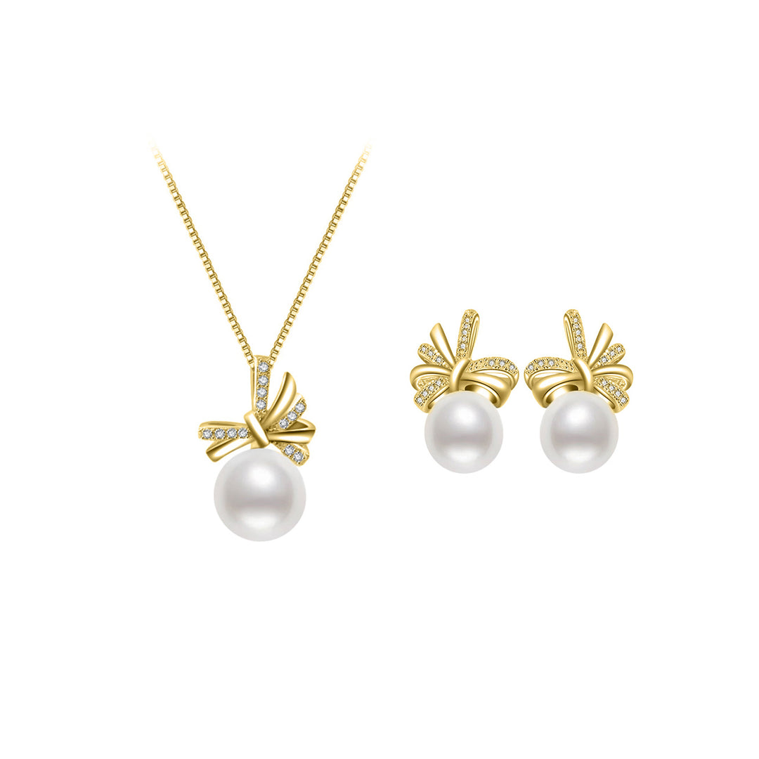 Elegant Freshwater Pearl Set WS00084 - PEARLY LUSTRE