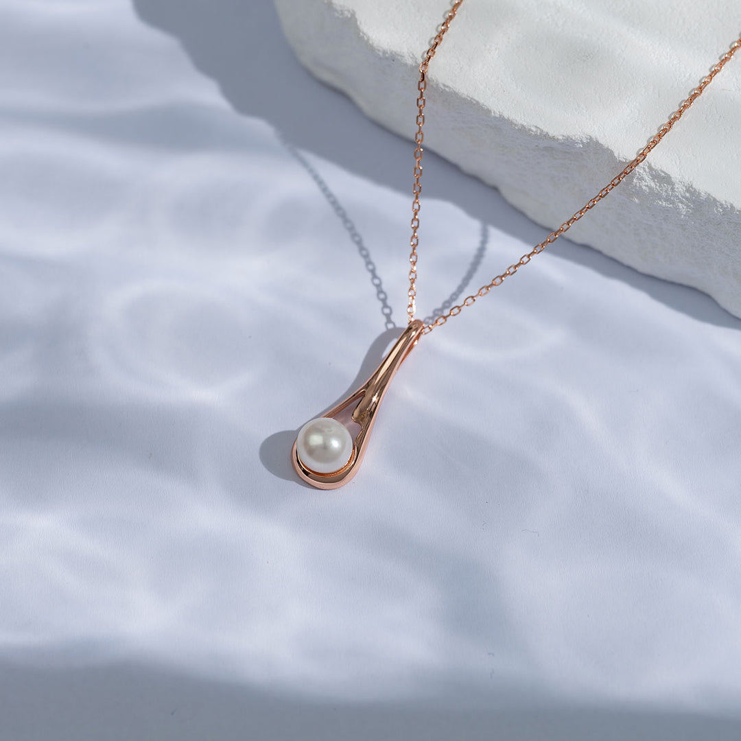 Top Grade Freshwater Pearl Necklace WN00525 | FLUID - PEARLY LUSTRE