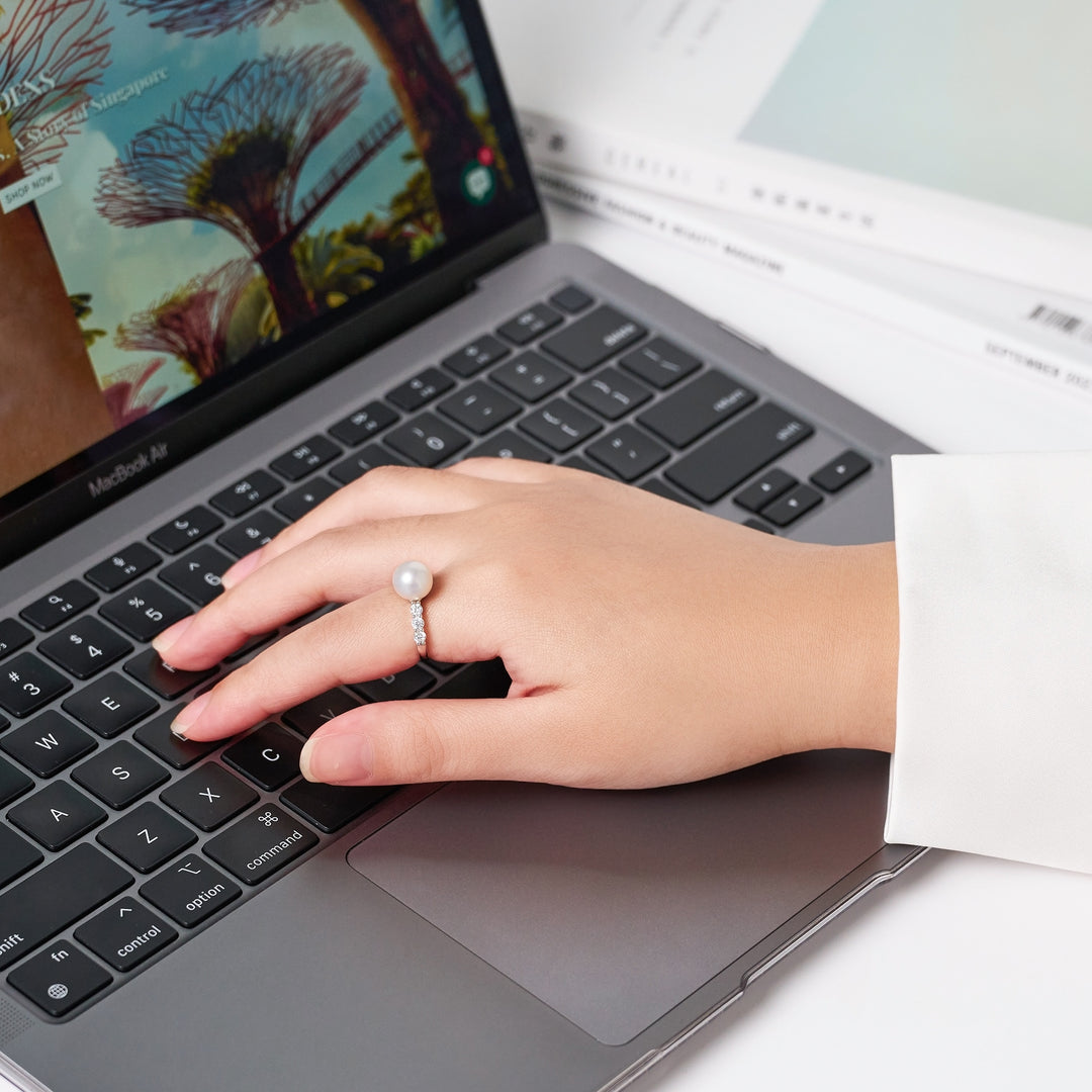 ニューヨーカー 淡水パール リング WR00255