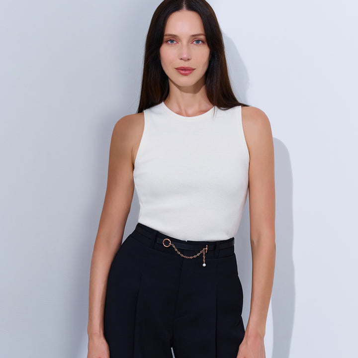 Lustre Line Pearl Belt buckle & Reversible leather strap BT00001 - PEARLY LUSTRE