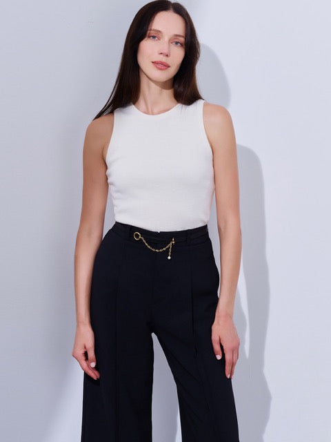 Gesper Tali Kulit Terbalik & Gesper Tali Mutiara Lustre Line BT00003