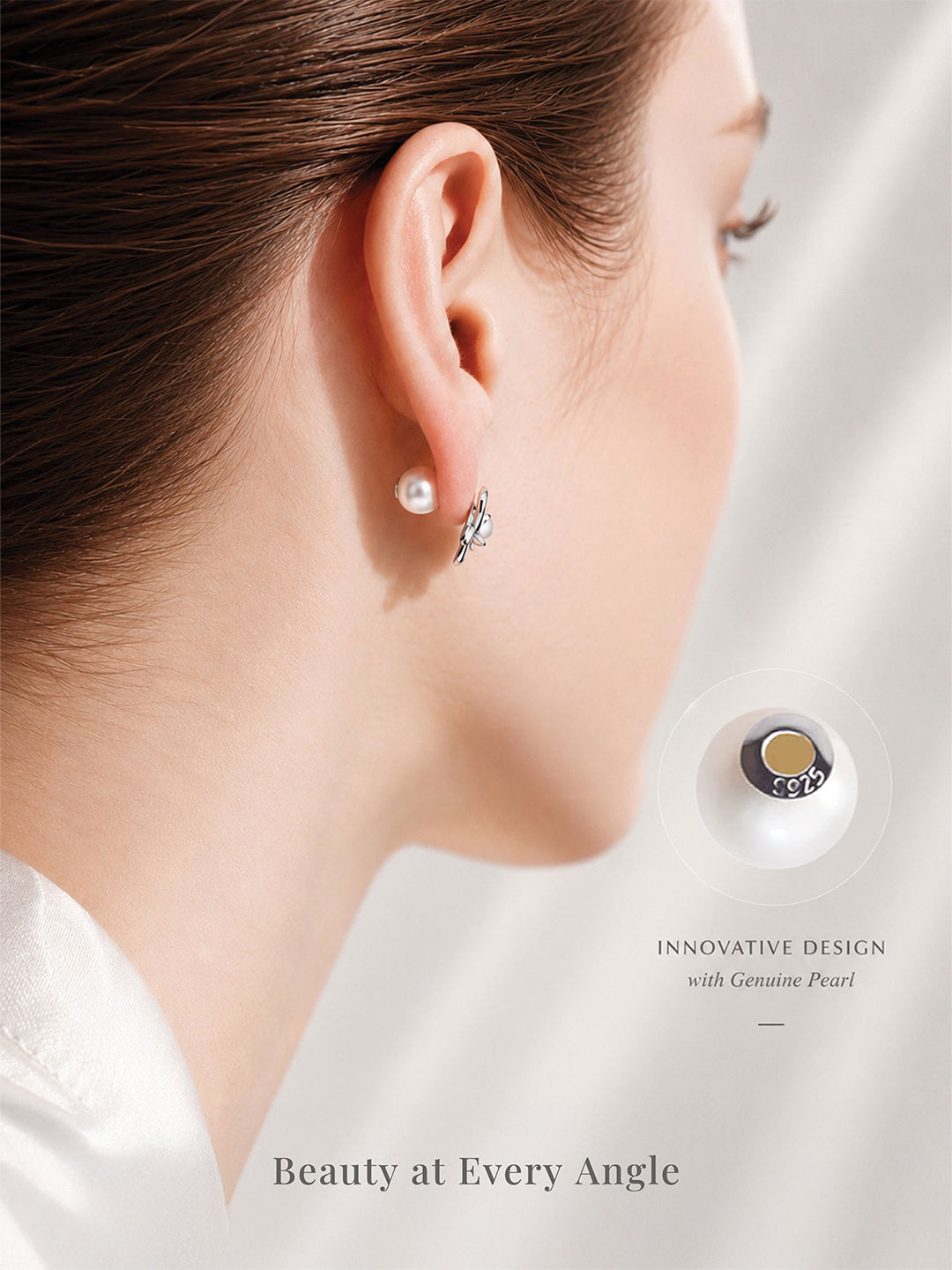Elegant Freshwater Pearl Earrings WE00369